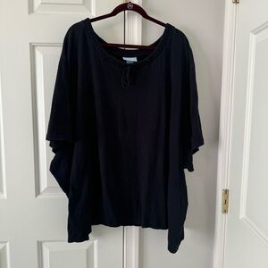 Women’s black top - plus size 5x